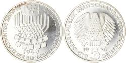 World Coins - Coin, GERMANY - FEDERAL REPUBLIC, 5 Mark, 1974, Stuttgart, Germany, BE