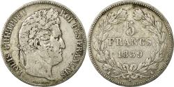 World Coins - Coin, France, Louis-Philippe, 5 Francs, 1839, Bordeaux, , Silver