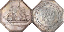 World Coins - France, Token, Le Havre, Compagnie nouvelle d'Assurances maritimes, 1862, F.