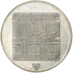 World Coins - Austria, 100 Schilling, 1975, Vienna, Proof, Silver, , KM:2928