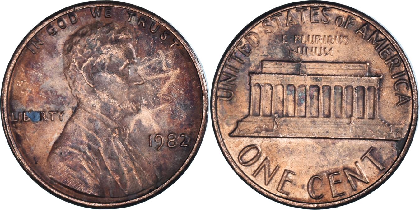 Coin United States Cent 1982 Small Cents coin-united-states-cent-1982-small-cents