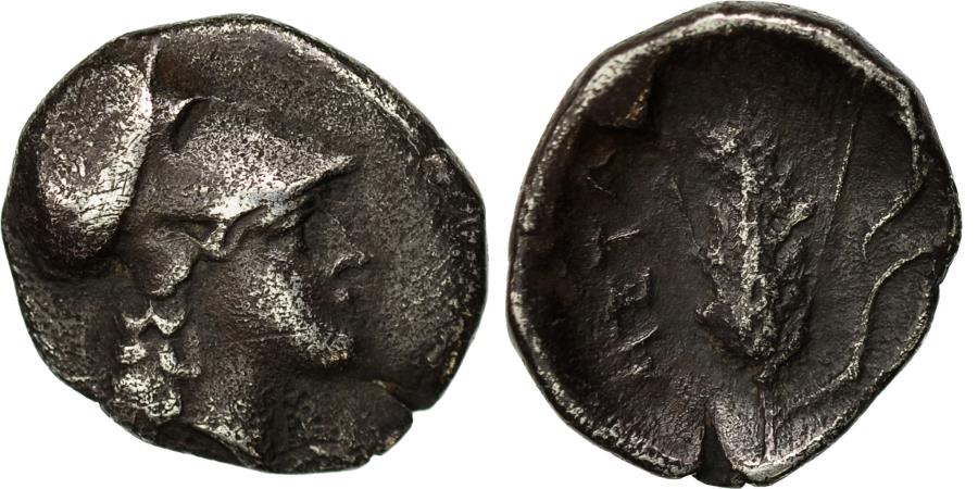 Ancient Coins - Coin, Lucania, Metapontion, Diobol, , Silver, HN Italy:-