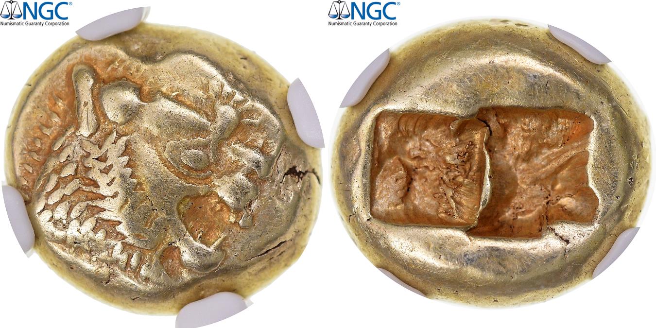 アナスタシア 本 1〜8-1 Lydia, Alyattes II, 1/3 Stater, ca. 610-546 BC, Sardis