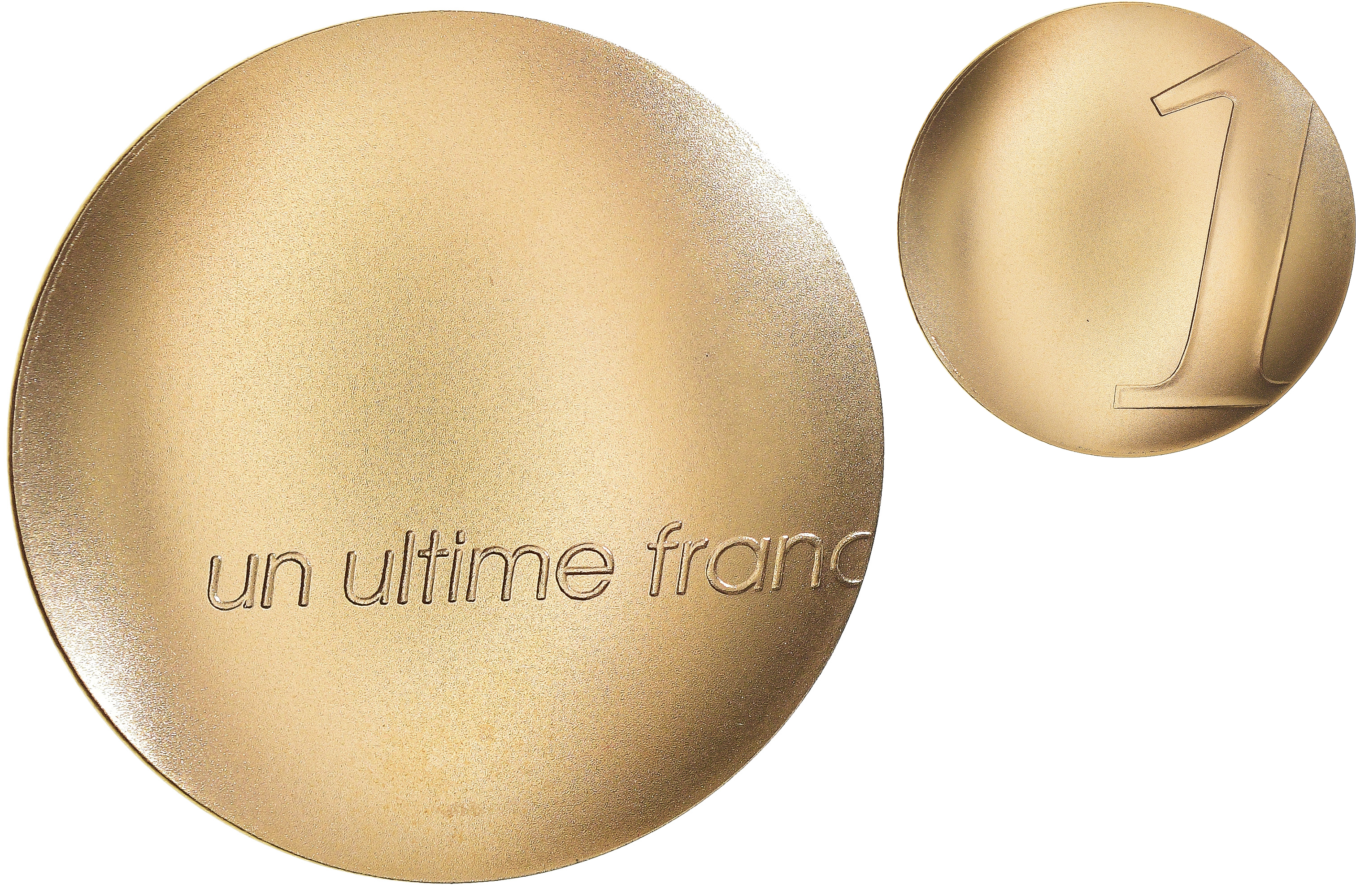 Coin, France, Un Ultime Franc Starck, Franc, 2001, Paris, BE, , Gold