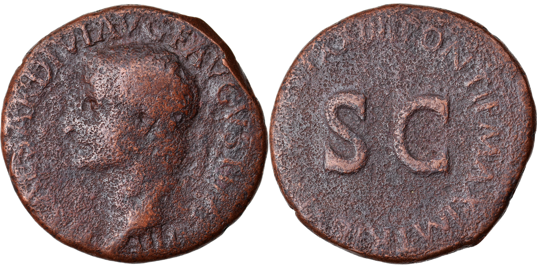 Coin, Tiberius, As, 22-23 AD, Rome, , Copper, RIC:44 | Roman Imperial Coins