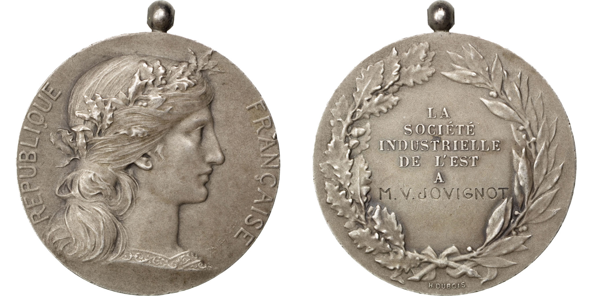 France, Medal, French Third Republic, Silver, Dupuis.D, | Tokens