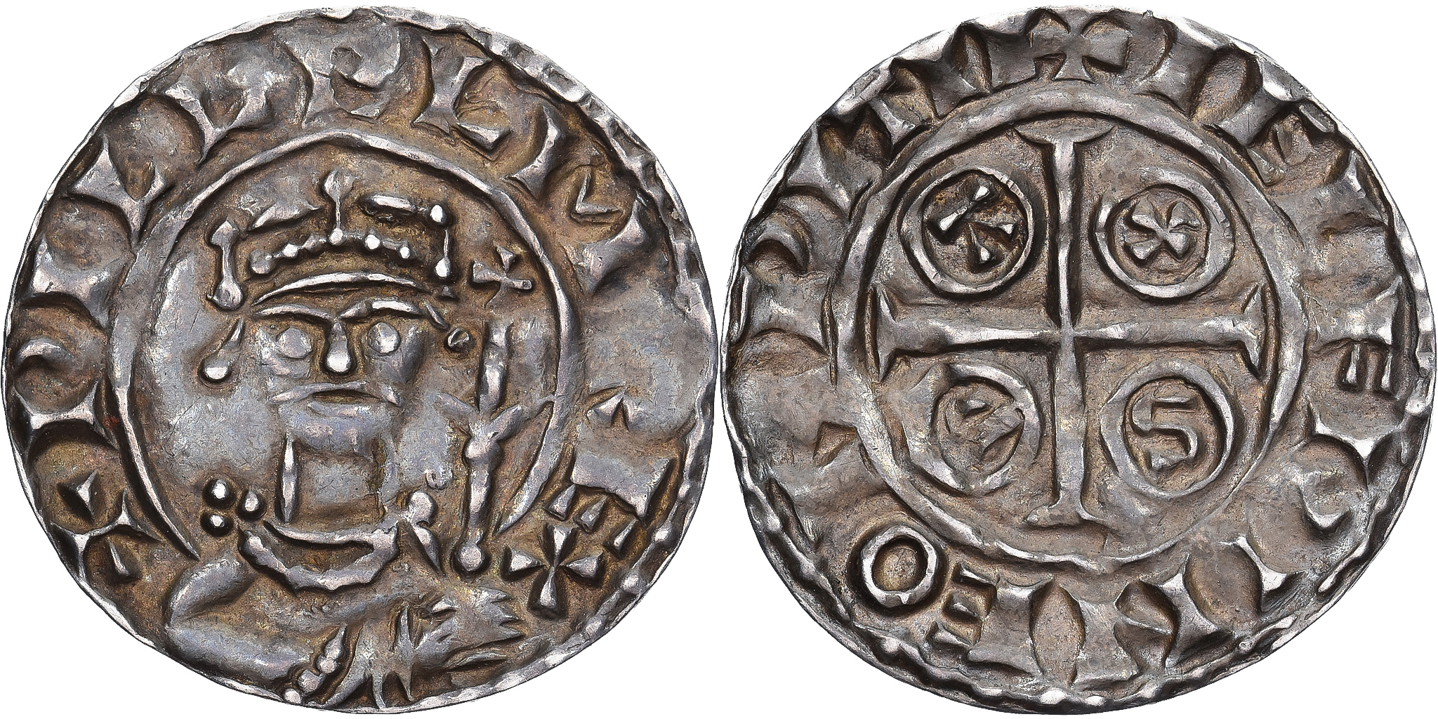 1969イギリス Great Britain, Norman, William I, Penny, ca. 1083-1086, Wilton, Silver