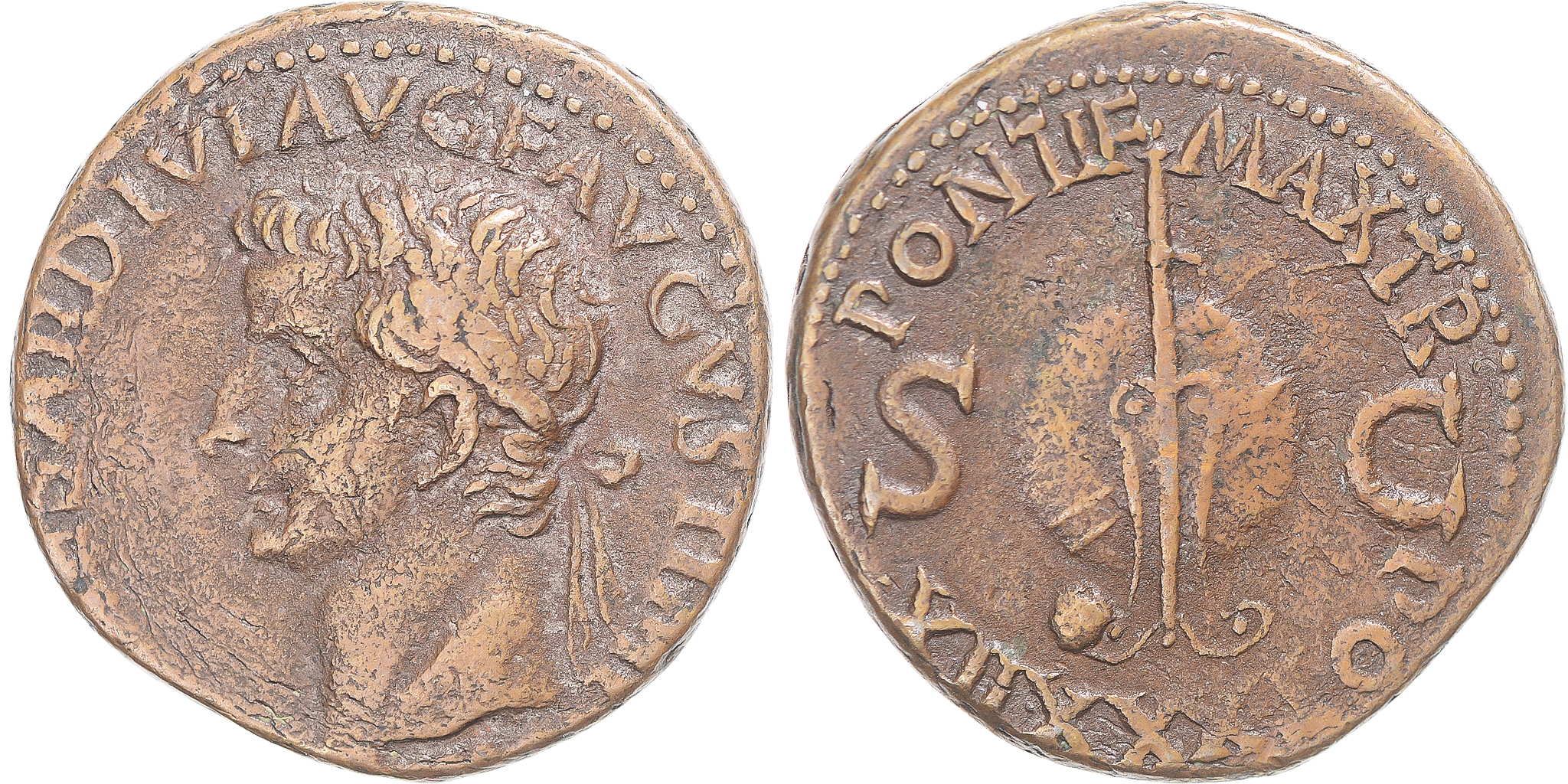 Coin, Tiberius, As, 14-37, Rome, , Bronze, RIC:64 | Roman Imperial