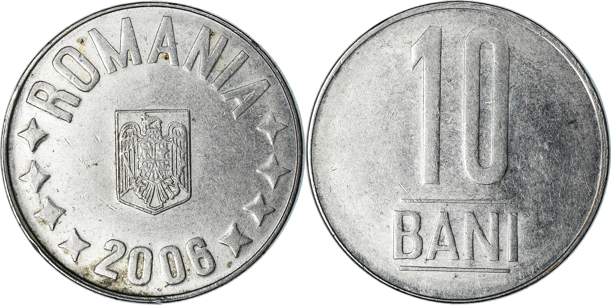 ROMANIA 10 BANI 1905 OLD COIN