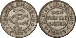 World Coins - France, Token, The Music, Palace Chansons, Bon pour une audition,