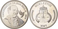 World Coins - France, Medal, Canonization of John Paul II, 2014, Utrecht, Copper-nickel, Proof