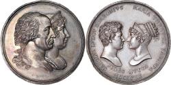 World Coins - Italy, Medal, Wedding of Carlo Ludovico & Maria Teresa, 1820, A. Lavy