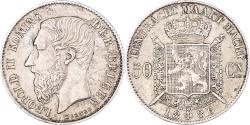 World Coins - Coin, Belgium, Leopold II, 50 Centimes, 1886, Brussels, , Silver, KM:27