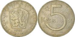 World Coins - Coin, Czechoslovakia, 5 Korun, 1981