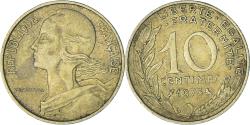 World Coins - France, 10 Centimes, 1973