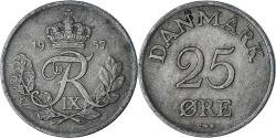 World Coins - Denmark, 25 Öre, 1957