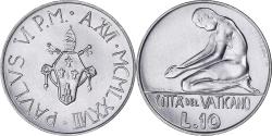 World Coins - Coin, VATICAN CITY, Paul VI, 10 Lire, 1978, Roma, , Aluminum, KM:134