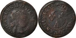 World Coins - Coin, France, Ardennes, Charles II, Denier Tournois, 1653, Charleville