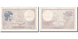 World Coins - France, 5 Francs, Violet, 1940, 1940-12-26, EF(40-45), Fayette:04.18, KM:83