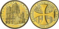 World Coins - France, Token, Touristic token, Paris - Notre Dame n°1, Arts & Culture, 2010