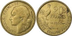 World Coins - France, 20 Francs, Guiraud, 1950, Paris, Aluminum-Bronze, , KM:916.1