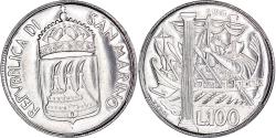 World Coins - Coin, San Marino, 100 Lire, 1973, , Steel, KM:28