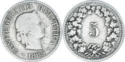 World Coins - Coin, Switzerland, 5 Rappen, 1885, Bern, , Copper-nickel, KM:26
