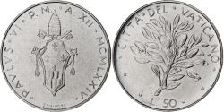 World Coins - Vatican, Paul VI, 50 Lire, 1974 / Anno XII, Rome, Stainless Steel,