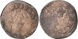 World Coins - France, Henri III, Double Tournois, Bourges, Copper, , Gadoury:455