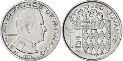 World Coins - Coin, Monaco, Rainier III, Franc, 1974, , Nickel, KM:140, Gadoury:MC 150