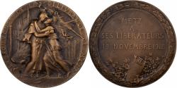 World Coins - France, Medal, La Délivrance de Metz, 1918, MDP, Bronze, Hannaux,