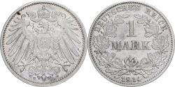 World Coins - GERMANY - EMPIRE, Wilhelm II, Mark, 1914, Karlsruhe, Silver, , KM:14