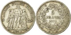 World Coins - Coin, France, Hercule, 5 Francs, 1871, Bordeaux, , Silver, KM:820.2
