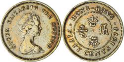 World Coins - Coin, Hong Kong, 50 Cents, 1979