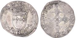 World Coins - Coin, France, Charles IX, Sol Parisis, 1566, Poitiers, , Billon