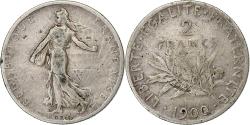 World Coins - France, 2 Francs, Semeuse, 1900, Paris, Silver, , Gadoury:532