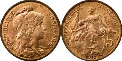 World Coins - Coin, France, Dupuis, 5 Centimes, 1912, Paris, , Bronze, KM:842
