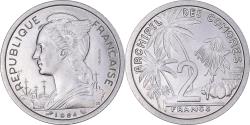 World Coins - Coin, Comoros, 2 Francs, 1964, Paris, ESSAI, , Aluminum, KM:E2
