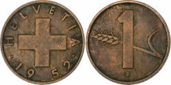World Coins - Switzerland, Rappen, 1952, Bern, Bronze, , KM:46