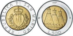 World Coins - Coin, San Marino, 500 Lire, 1987, Rome, , Bi-Metallic, KM:209