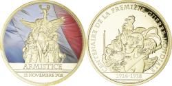 World Coins - France, Medal, Centenaire de la Première Guerre Mondiale, Armistice, WAR