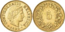 World Coins - Coin, Switzerland, 5 Rappen, 1992