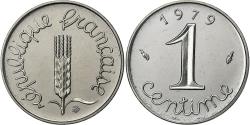 World Coins - France, Centime, Épi, 1979, Paris, série FDC, Stainless Steel,