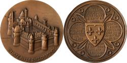 World Coins - France, Medal, Chateau de Pierrefonds, Bronze, Baron,