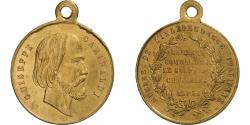 World Coins - Italy, Medal, Garibaldi, Commandant des Chasseurs des Alpes, Brass,