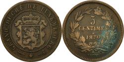 World Coins - Coin, Luxembourg, William III, 5 Centimes, 1870, Utrecht, , Bronze