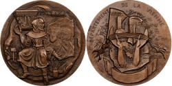 World Coins - France, Medal, Département de la Vienne, 1973, MDP, Bronze,