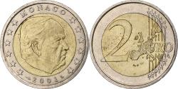 World Coins - Monaco, Rainier III, 2 Euro, 2001, Monnaie de Paris, Bi-Metallic,