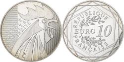 World Coins - France, 10 Euro, Coq, 2014, MDP, Silver,