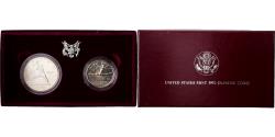 Us Coins - United States, Set 1/2 Dollar + 1 Dollar, Olympic Games, 1992,